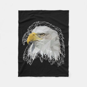 Eagle Lowpoly Fleecefilt