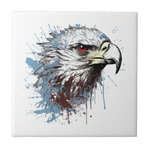 Eagle-målning Kakelplatta