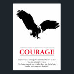 Eagle Motivative Courage Pop Art inspiration Poster<br><div class="desc">Freedom & Courage Motivational Eagles Bilder - Fearsome Patriotic Eagle - Pop Art Syle American Eagle Landing Image - Sephia Brown Tones Watercolor Effect American Örn - Fearless American Örn: Flies American Eagle Bilder - örn är USA:s nationalfågel och symbol.</div>