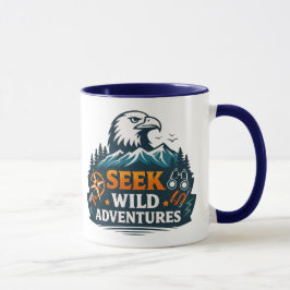 Eagle Mountain Explorer Grafisk T-Shirt Mugg