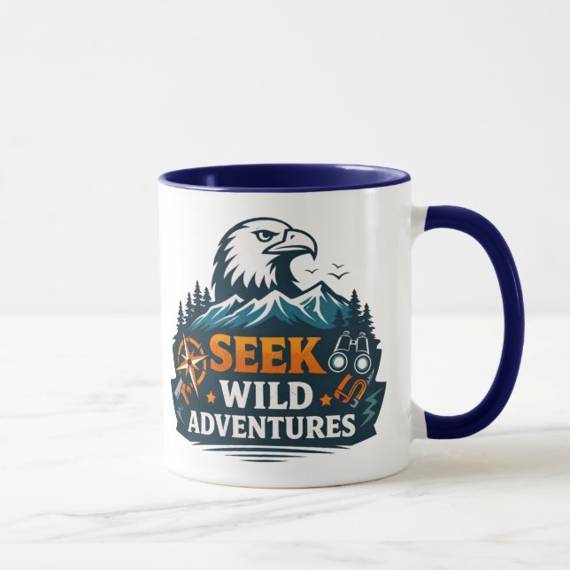 Eagle Mountain Explorer Grafisk T-Shirt Mugg (Höger)