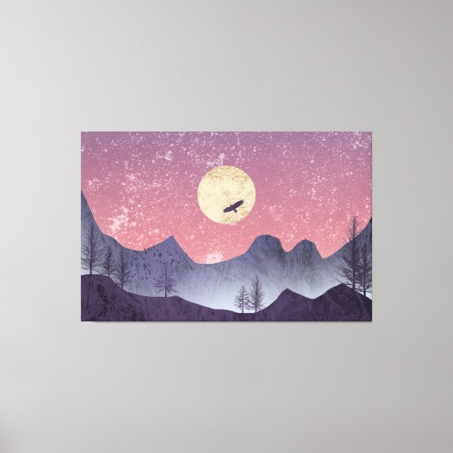 Eagle Mountains Canvastryck (Framsida)