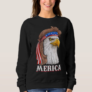Eagle Mullet 4:e juli USA Amerikanska Flagga Meric T Shirt