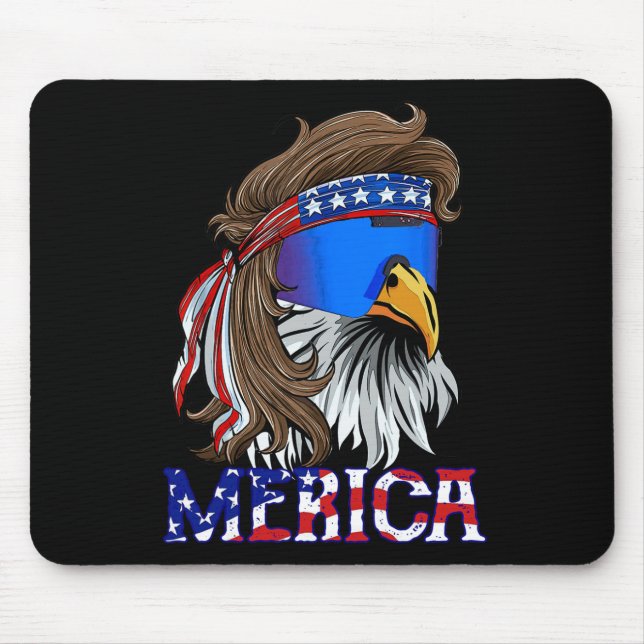 Eagle Mullet Sungles Merica 4:e juli USA Musmatta (Framsidan)