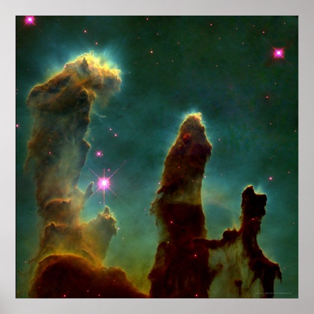 Eagle Nebula 24 x 24 (16 x 16) Poster (Framsidan)