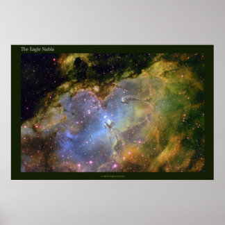 Eagle Nebula i avsides läge Poster