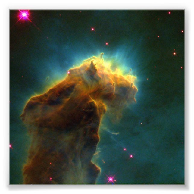 Eagle Nebula M16 Hubble Fototryck (Framsidan)