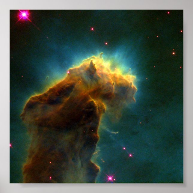 Eagle Nebula M16 Hubble Poster (Framsidan)