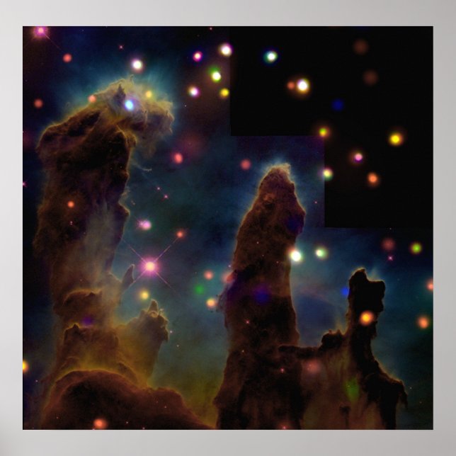 Eagle Nebula M16 Poster (Framsidan)