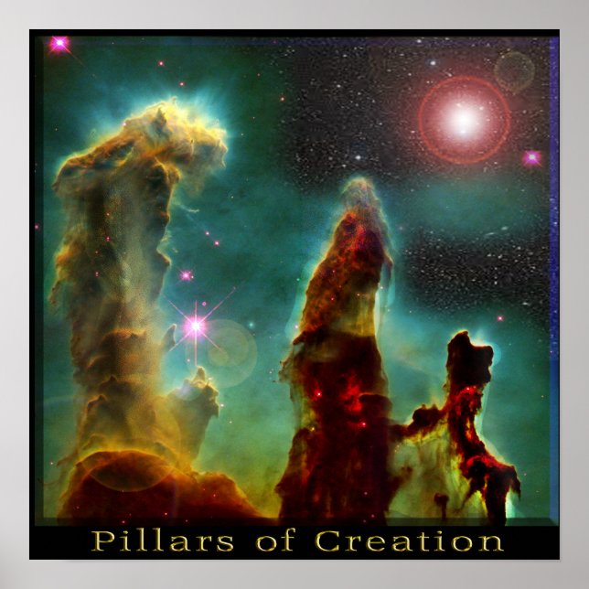 Eagle Nebula poster (Framsidan)
