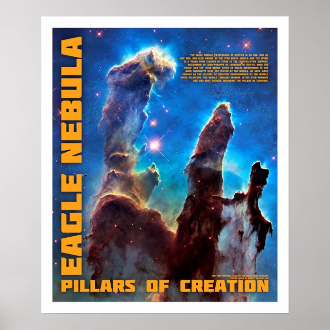 Eagle Nebula - skapelarpelare Poster (Framsidan)