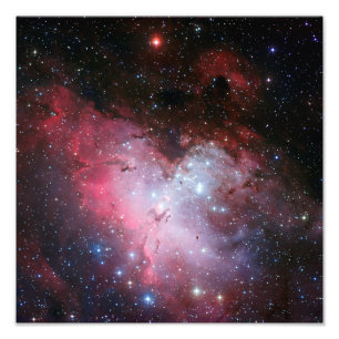 Eagle Nebula Space Astronomi Fototryck