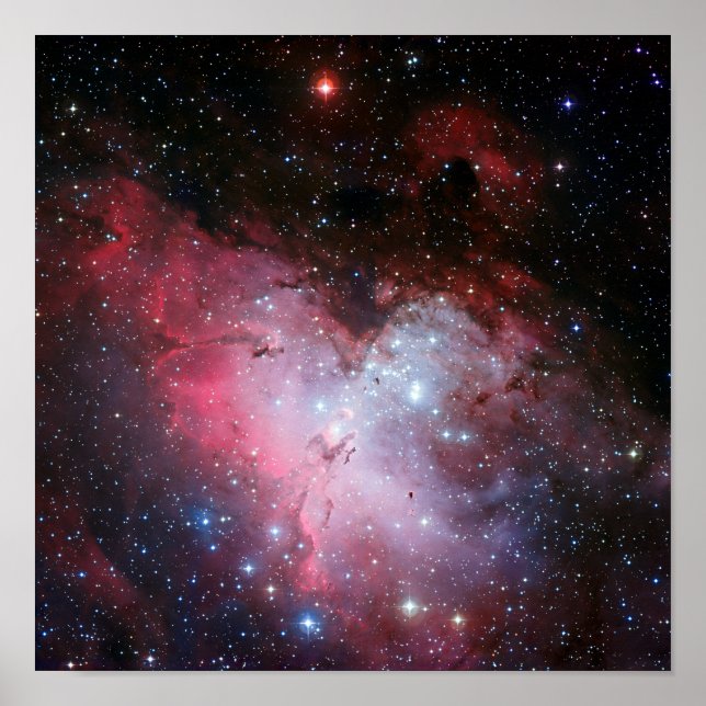 Eagle Nebula Space Astronomy Poster (Framsidan)