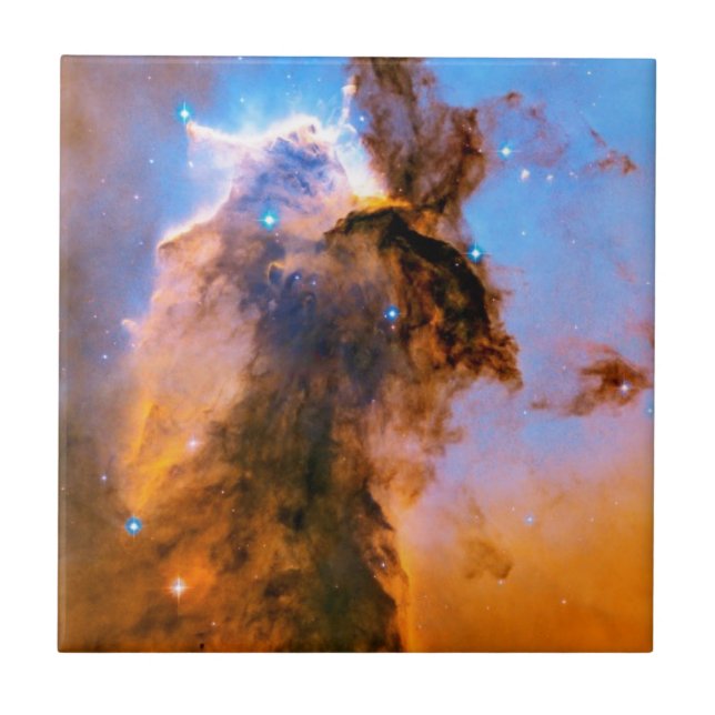 Eagle Nebula Stellar Spire NASA Hubble Space Photo Kakelplatta (Framsidan)