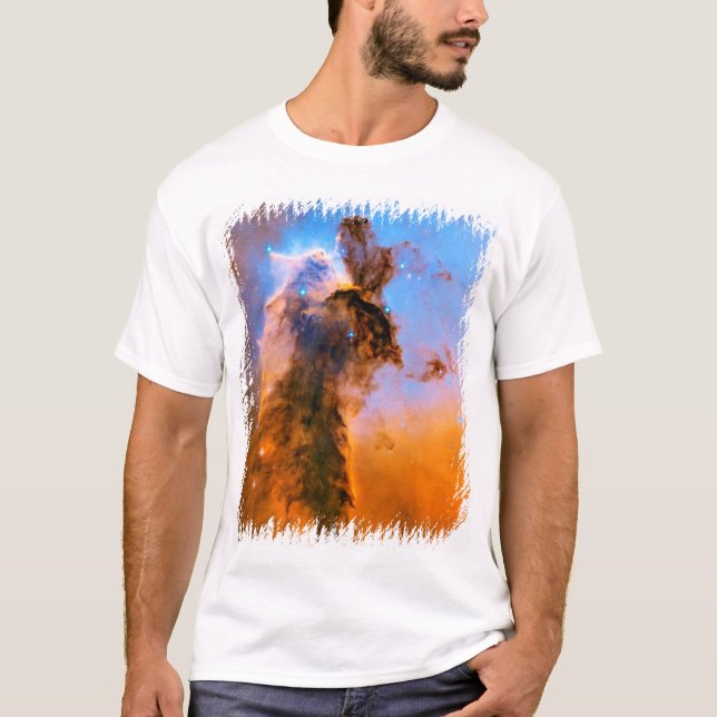 Eagle Nebula Stellar Spire NASA Hubble Space Photo Tee (Framsida)