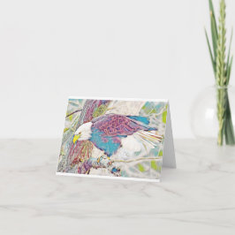 Eagle Notecard Blank Inside Anteckningskort