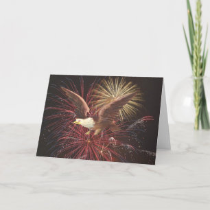 Eagle och Fireworks Helgkort