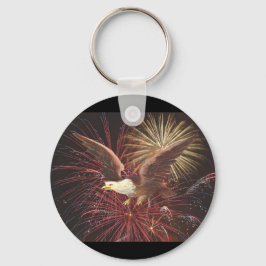 Eagle och Fireworks Nyckelring