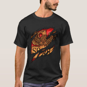 Eagle of Glory: Upplyft SPQR-Flagga i Rom T Shirt