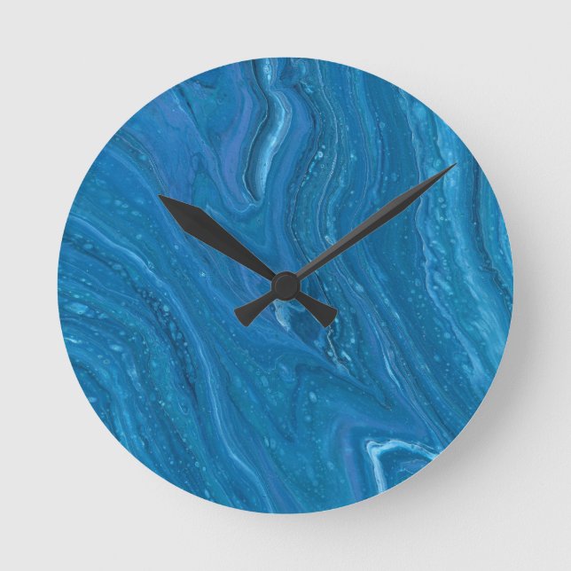 Eagle Öga 1 Abstrakt Clock Rund Klocka (Framsida)