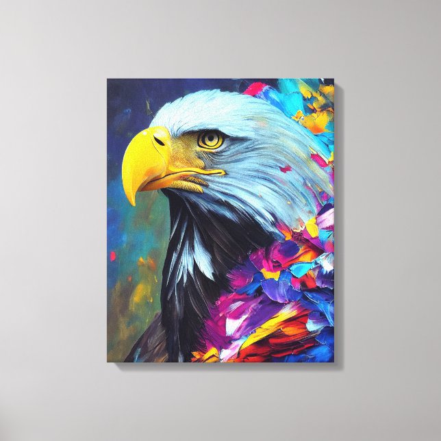 Eagle Örn Animal Discovery Äventyr Natature Canvastryck (Framsida)