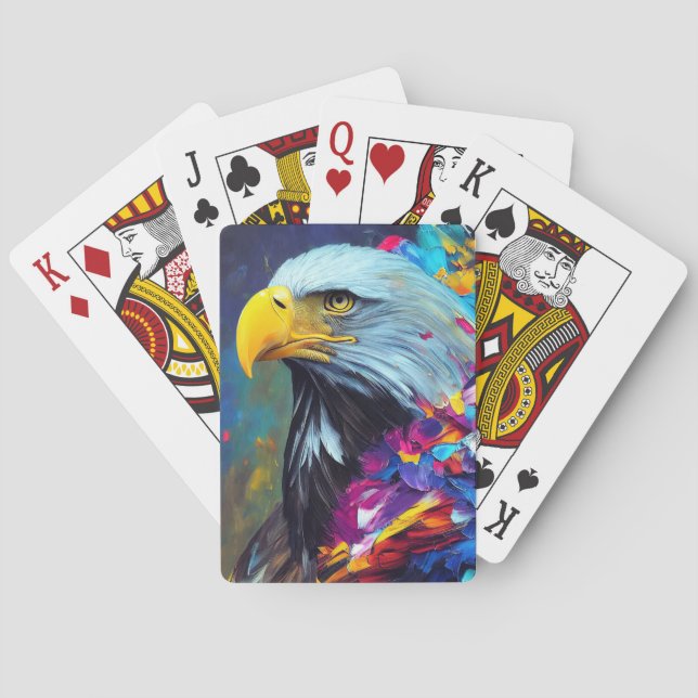 Eagle Örn Animal Discovery Äventyr Natature Casinokort (Baksidan)