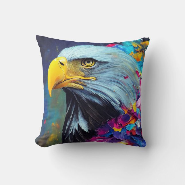 Eagle Örn Animal Discovery Äventyr Natature Kudde (Framsida)