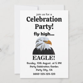 Eagle Örn Fly High Eagle Firande Party Inbjudningar