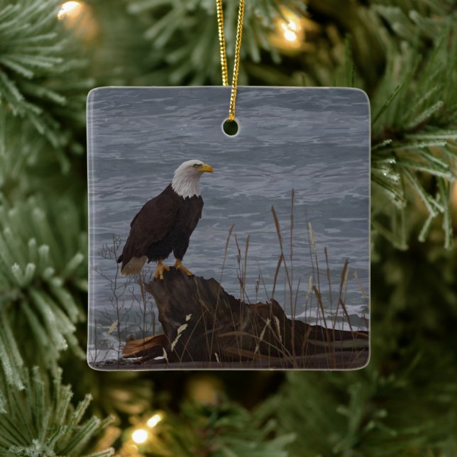 Eagle på South Beach Julgransprydnad Keramik (Träd)
