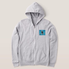 Eagle på Träd Fullt-Zip Hoodie T Shirt