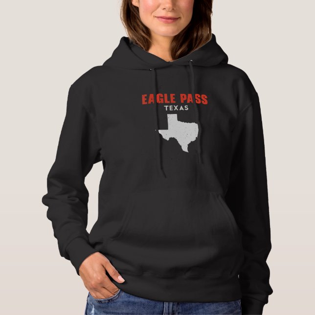 Eagle Pass Texas USA Stat Amerika Resa Texan T Shirt (Framsida)