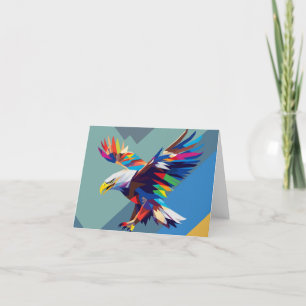 Eagle pop art tack kort