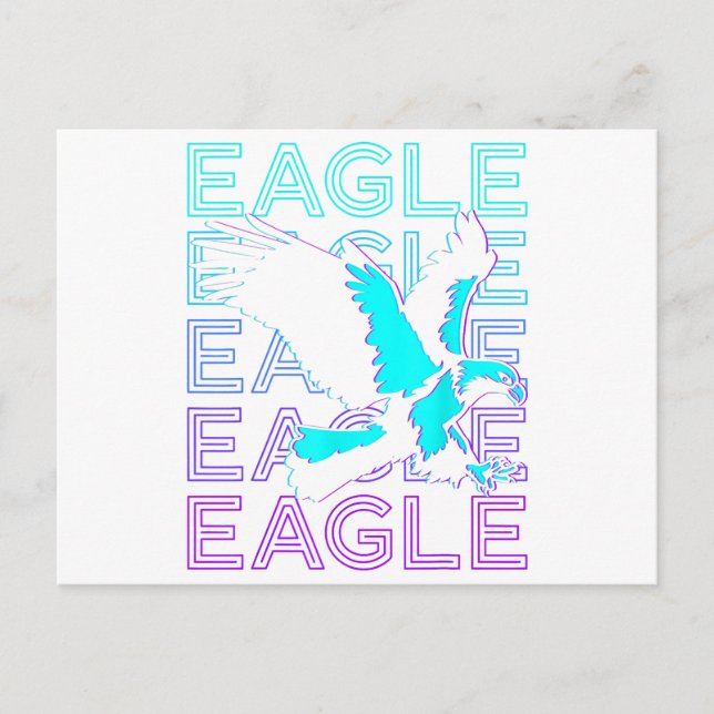 Eagle Retro Vykort (Framsida)