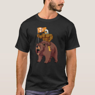 Eagle Riding Bear Lazy Halloween Costume Animal Sk T Shirt
