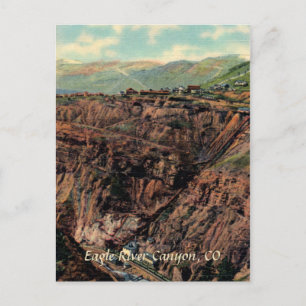 Eagle River Canyon Vintage Postcard Vykort