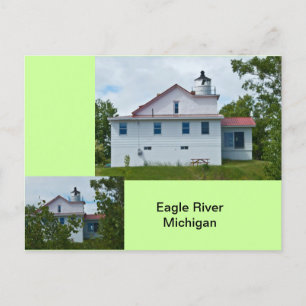 Eagle River Michigan Vykort