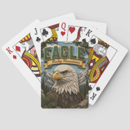 Eagle Rocky Mountains POPCUT Casinokort