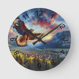 Eagle Rund Klocka