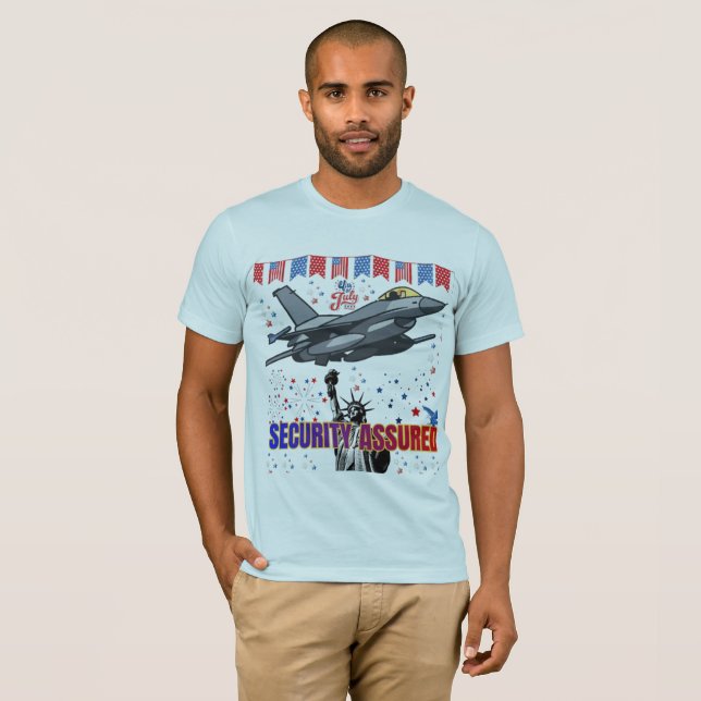 Eagle’s Freedom Flight light blue T Shirt (Hel framsida)