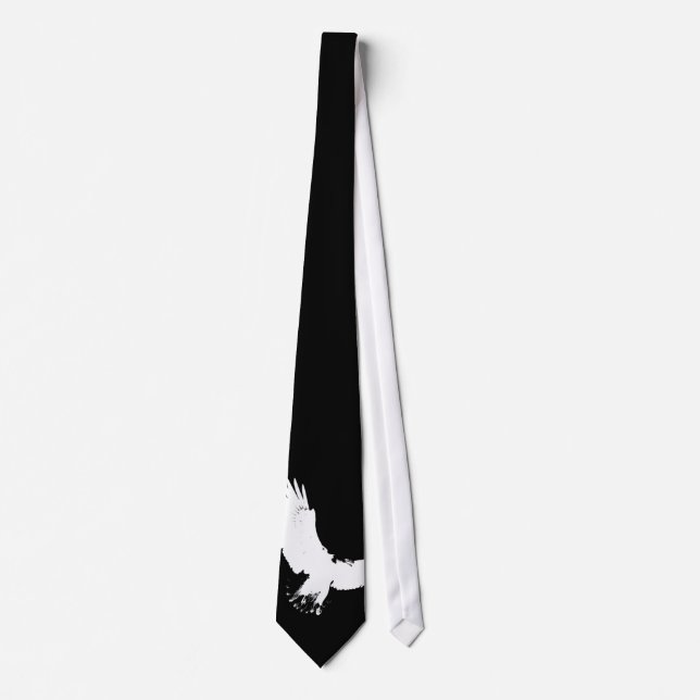 Eagle Silhouette Neck Tie Slips (Framsida)