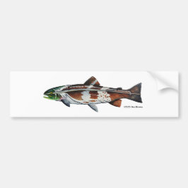 Eagle Sjö Golden Rainbow Trout (Golden) Bildekal