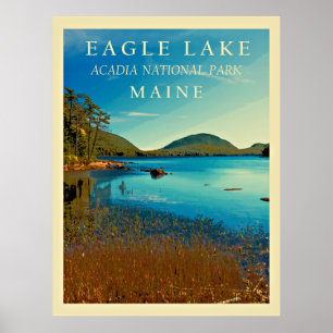 Eagle Sjö, Maine Poster