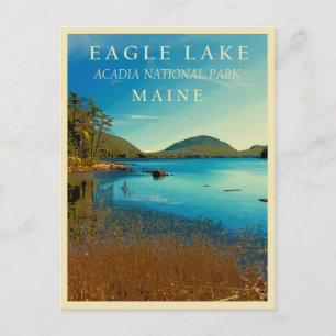 Eagle Sjö, Maine Vykort