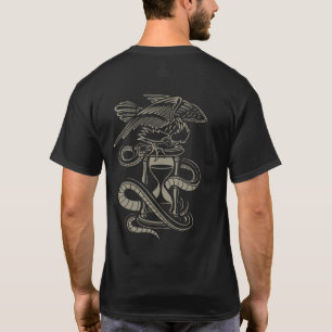 Eagle Snake Hourglass Tattoo Tee