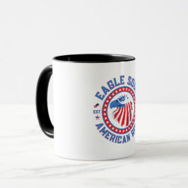 Eagle Soul Amerikansk Roll 4:e Juli Firande Mugg
