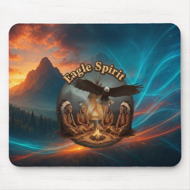 Eagle Spirit Mouse Pad Musmatta (Framsidan)