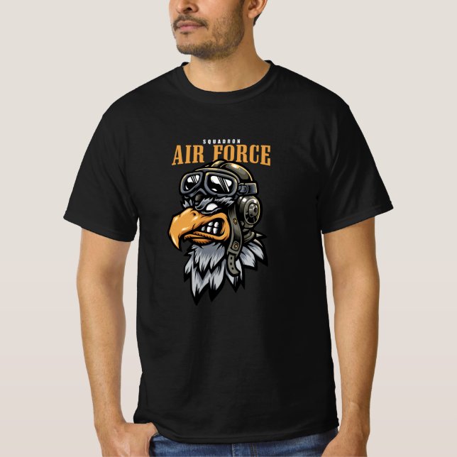 Eagle Squadron Luft Force T Shirt (Framsida)