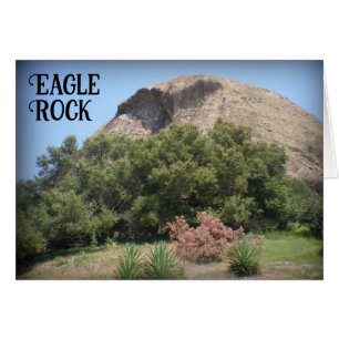 Eagle Sten California Monument Landmark Hälsningskort