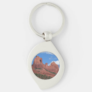 Eagle Sten I Sedona Arizona Travel Photography Swirl Silverfärgad Nyckelring