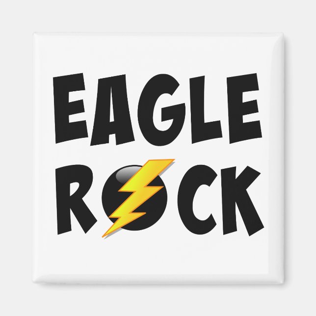 Eagle Sten Lightning Bolt Magnet (Framsidan)
